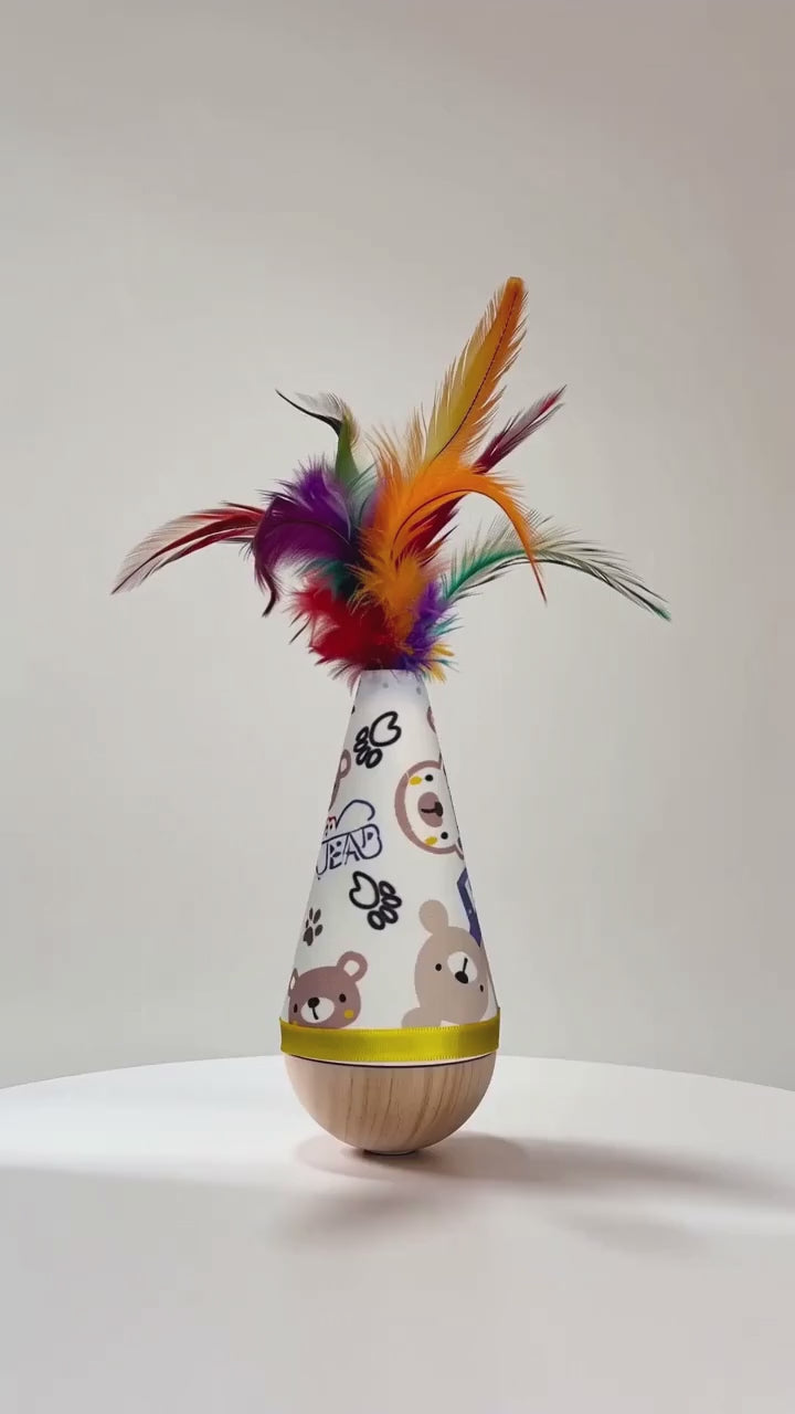 Self-Righting Feather Teaser